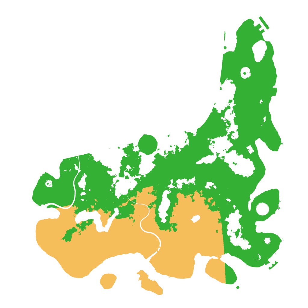 Biome Rust Map: Procedural Map, Size: 4250, Seed: 54840