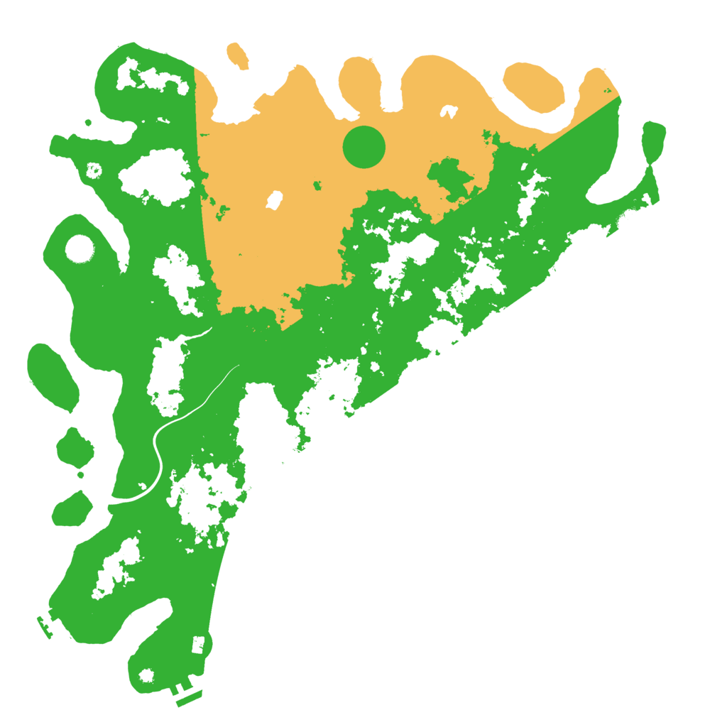 Biome Rust Map: Procedural Map, Size: 4500, Seed: 1337667