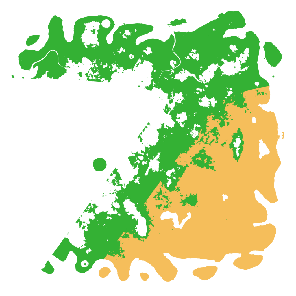 Biome Rust Map: Procedural Map, Size: 6000, Seed: 1603458597