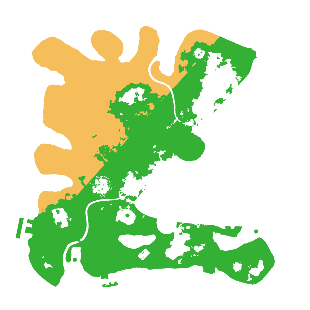Biome Rust Map: Procedural Map, Size: 3000, Seed: 1134847938