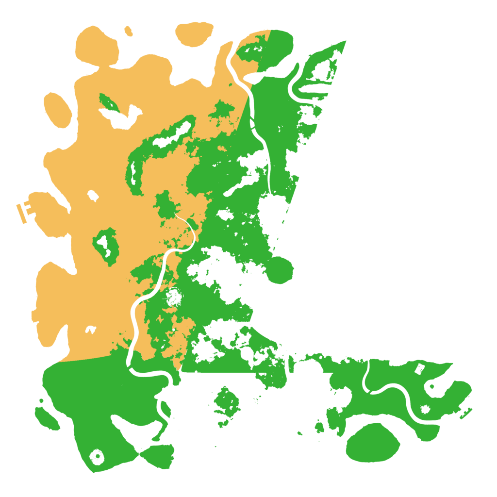 Biome Rust Map: Procedural Map, Size: 5000, Seed: 37906765