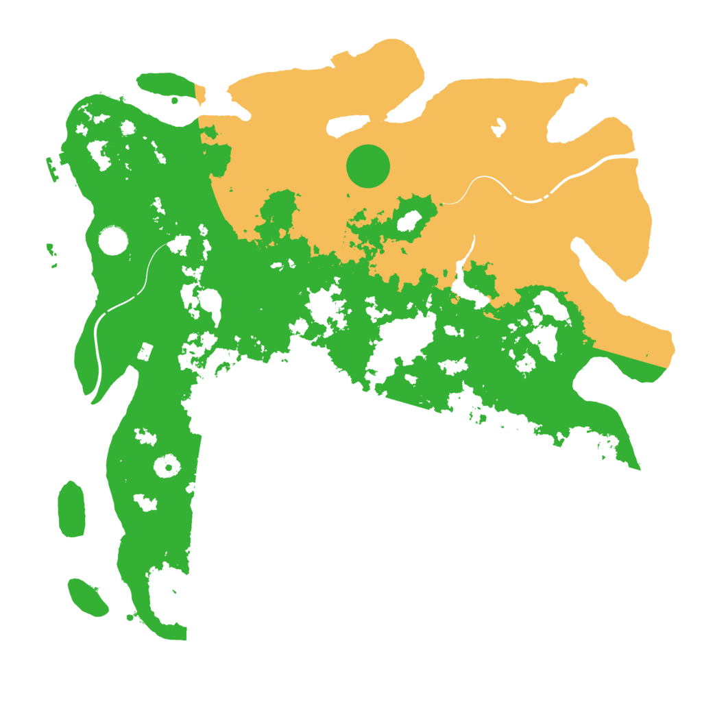 Biome Rust Map: Procedural Map, Size: 4250, Seed: 14736