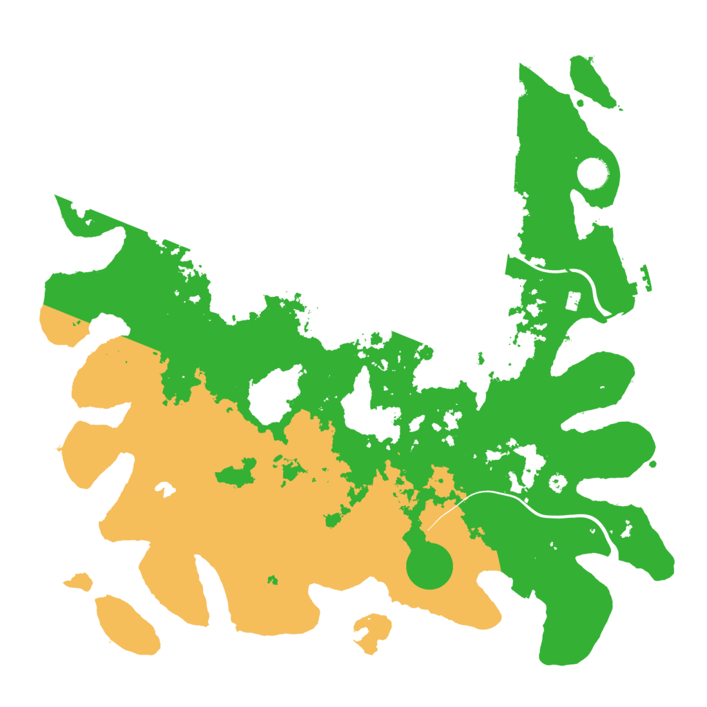 Biome Rust Map: Procedural Map, Size: 4000, Seed: 619627682