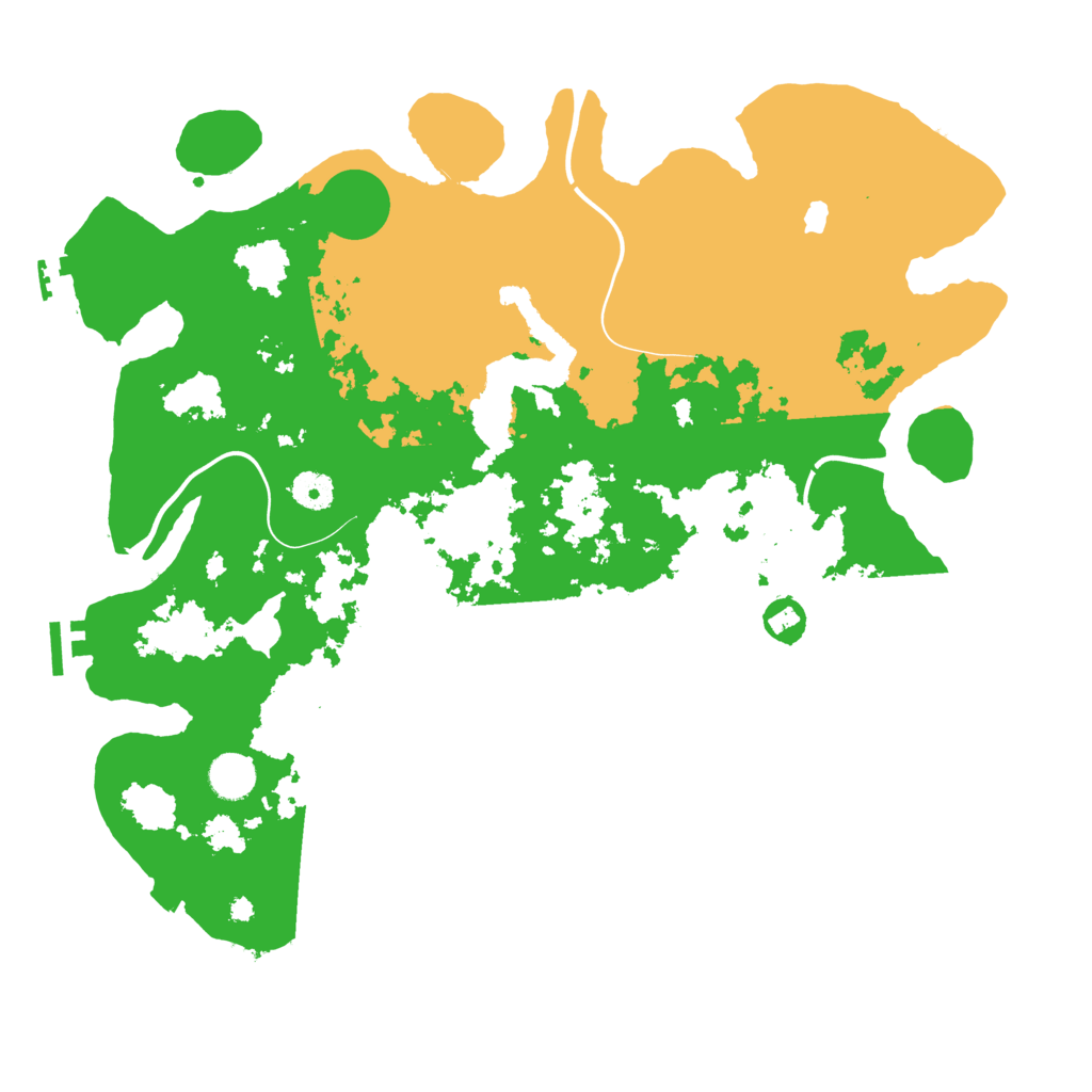 Biome Rust Map: Procedural Map, Size: 4100, Seed: 13681477
