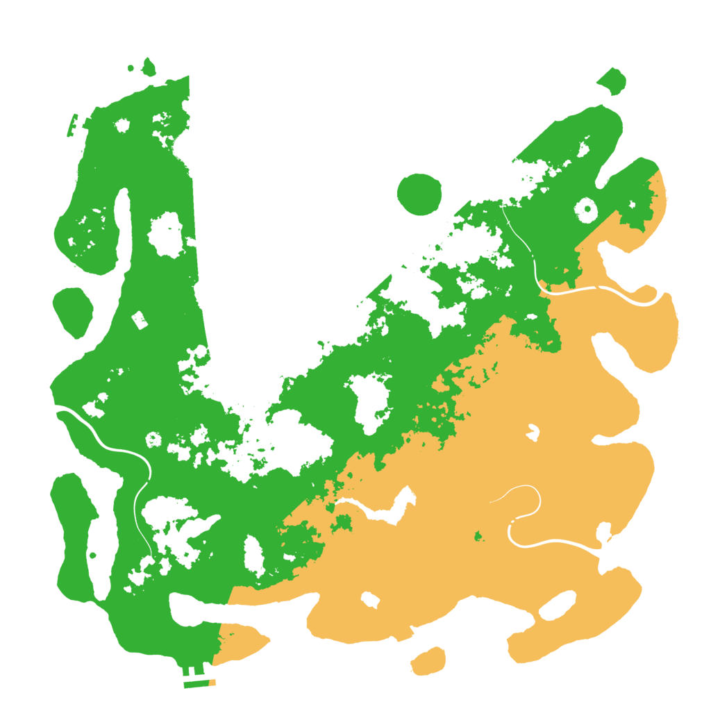 Biome Rust Map: Procedural Map, Size: 4500, Seed: 732850404