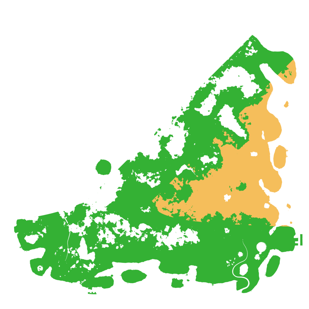 Biome Rust Map: Procedural Map, Size: 5500, Seed: 1557109643
