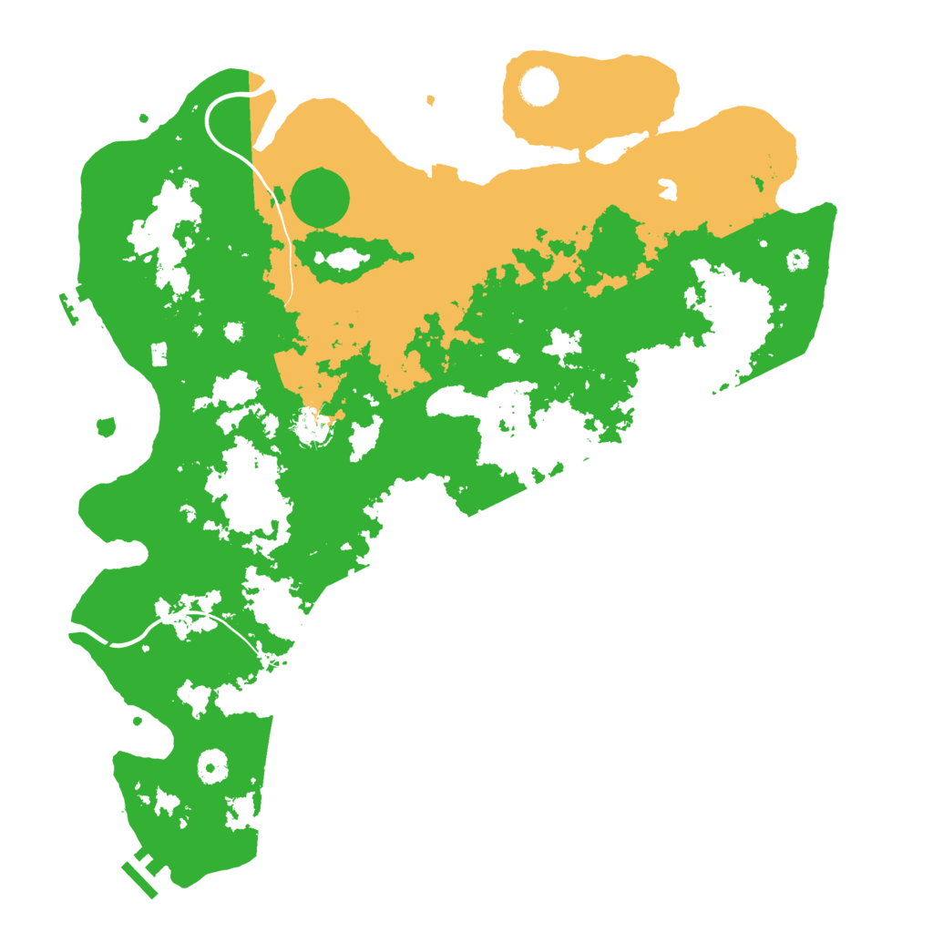 Biome Rust Map: Procedural Map, Size: 4200, Seed: 1216752945