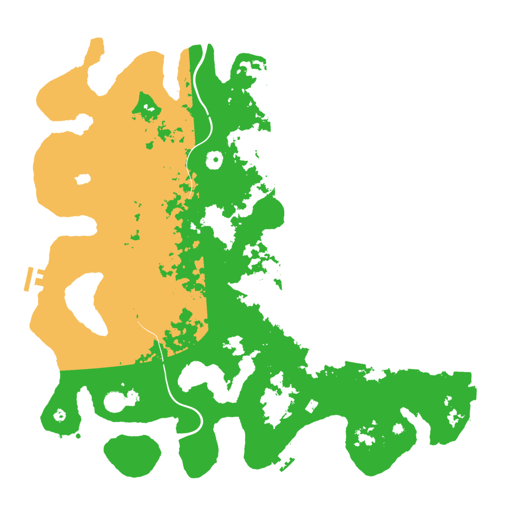 Biome Rust Map: Procedural Map, Size: 4200, Seed: 761206234