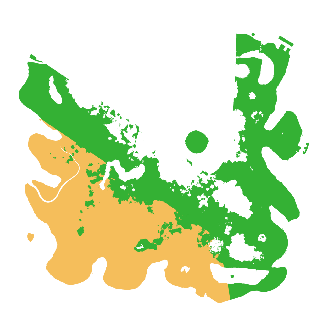 Biome Rust Map: Procedural Map, Size: 4000, Seed: 74258