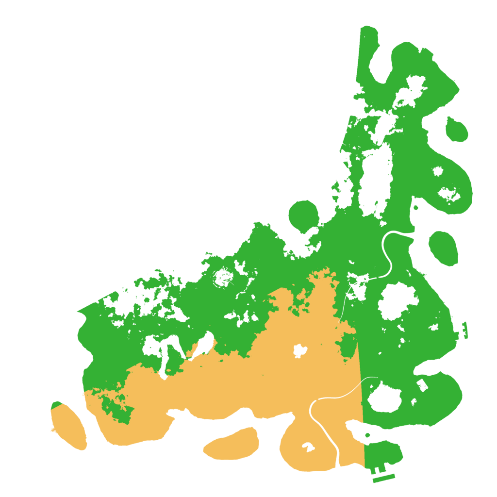 Biome Rust Map: Procedural Map, Size: 4500, Seed: 1913604697