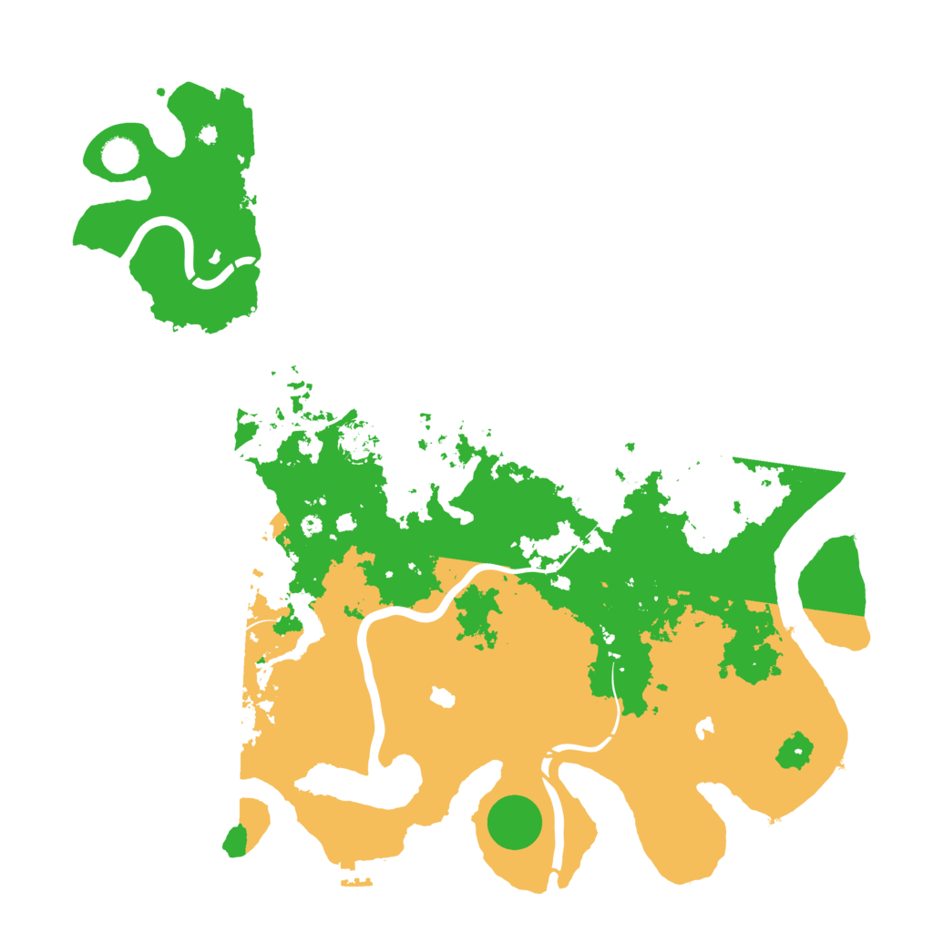 Biome Rust Map: Procedural Map, Size: 4500, Seed: 634196