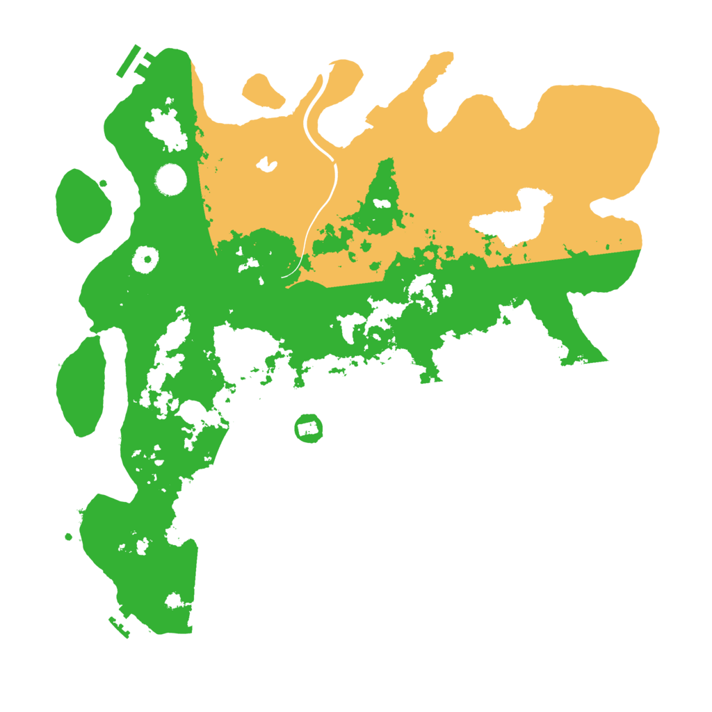 Biome Rust Map: Procedural Map, Size: 4000, Seed: 7629