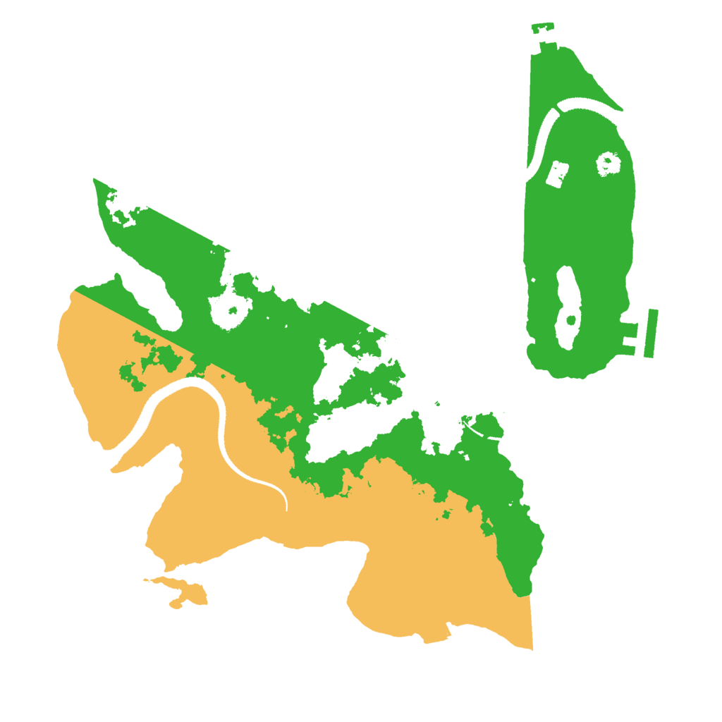 Biome Rust Map: Procedural Map, Size: 3000, Seed: 726023726