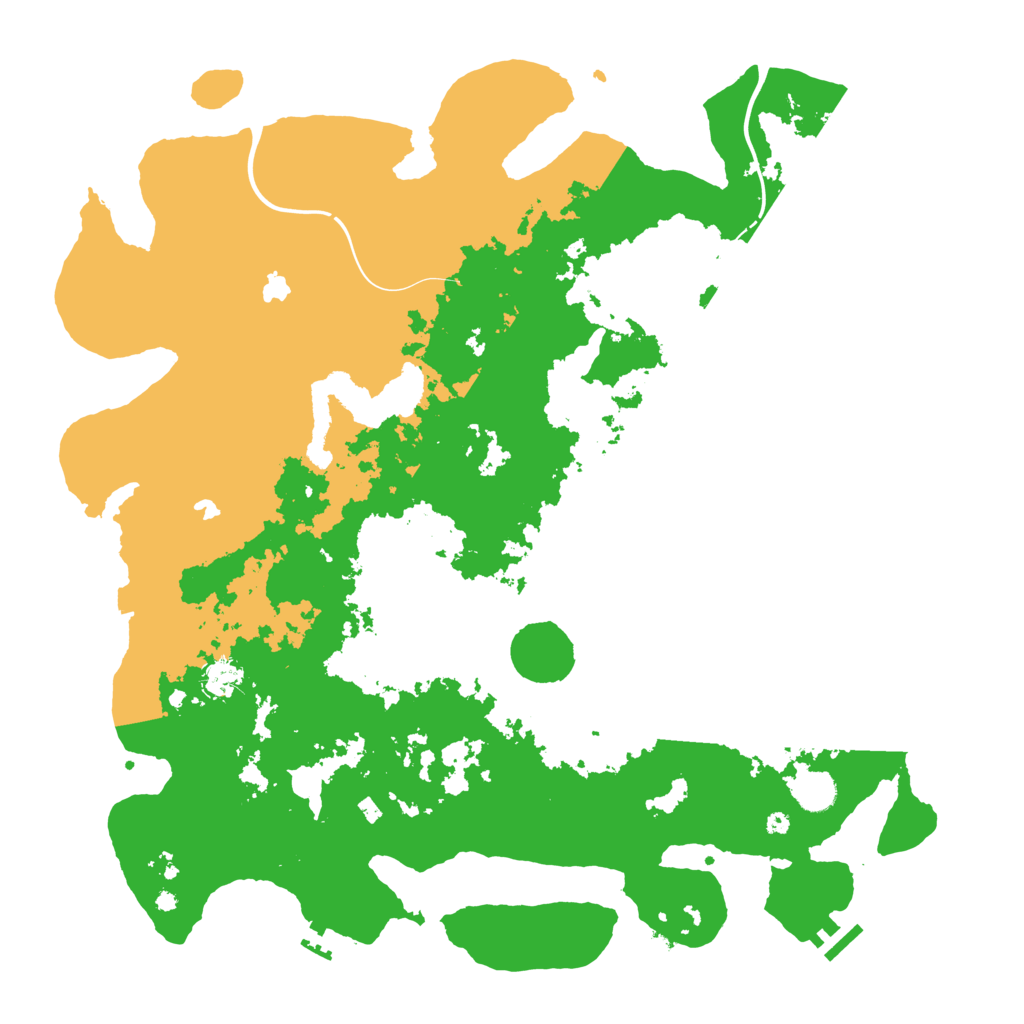 Biome Rust Map: Procedural Map, Size: 4500, Seed: 52249