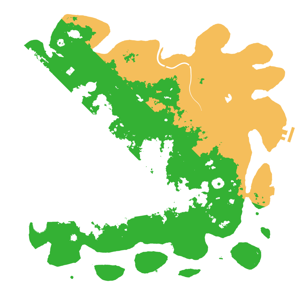 Biome Rust Map: Procedural Map, Size: 4000, Seed: 48107105