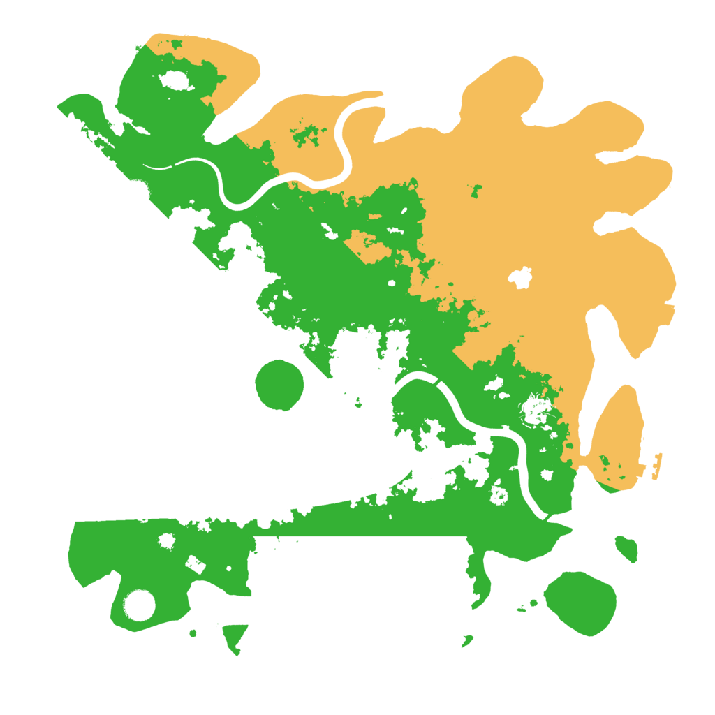 Biome Rust Map: Procedural Map, Size: 4000, Seed: 48107105