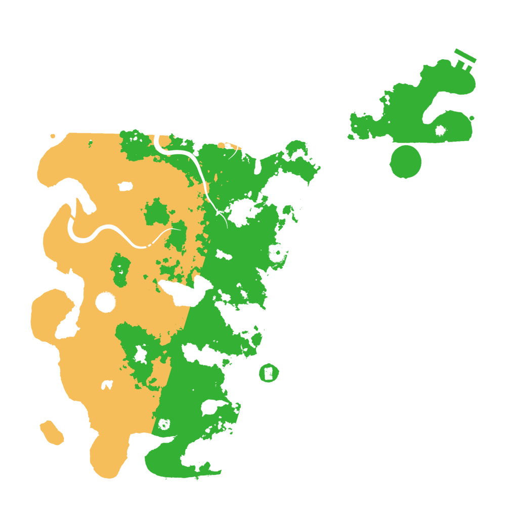 Biome Rust Map: Procedural Map, Size: 4500, Seed: 1012290795