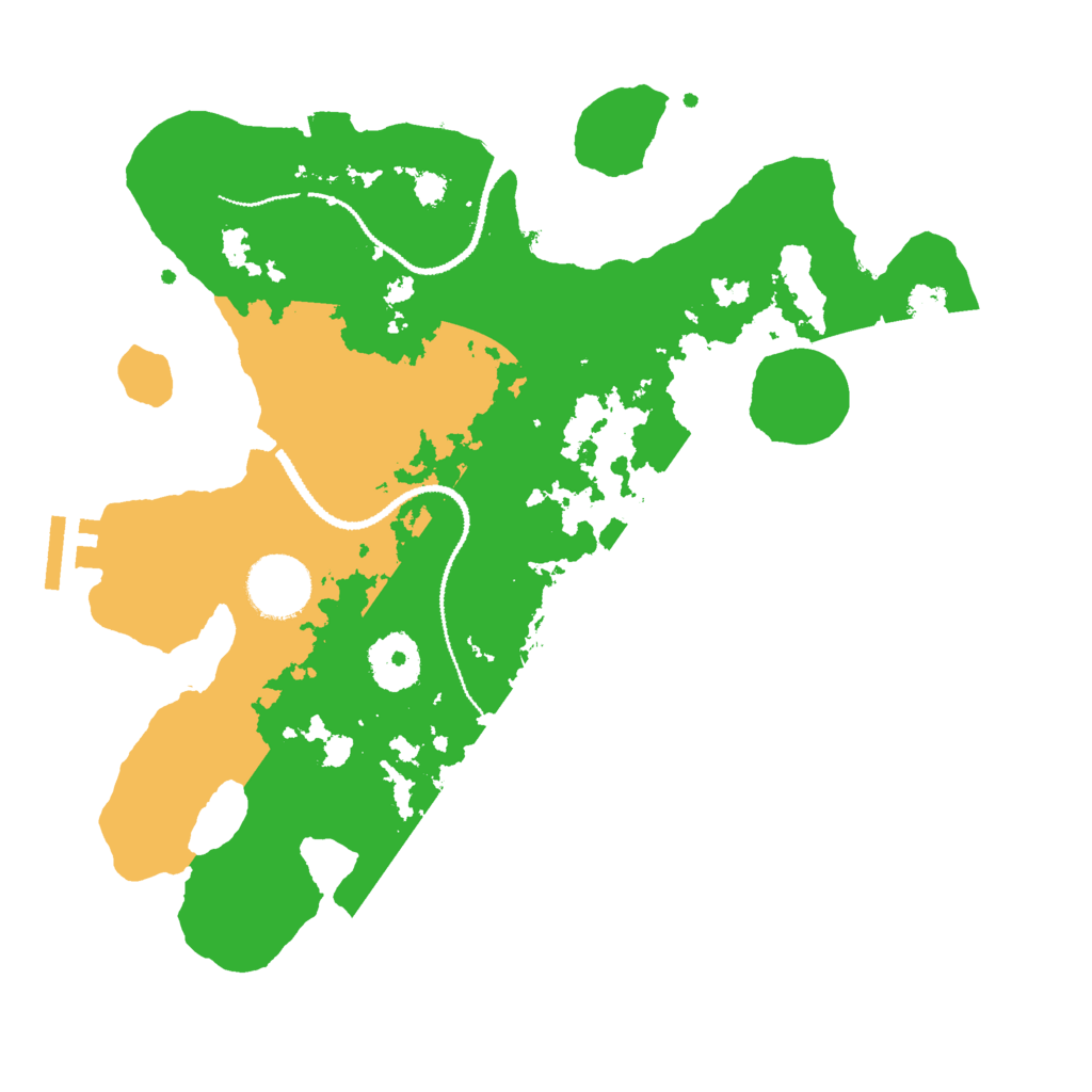 Biome Rust Map: Procedural Map, Size: 3000, Seed: 150083