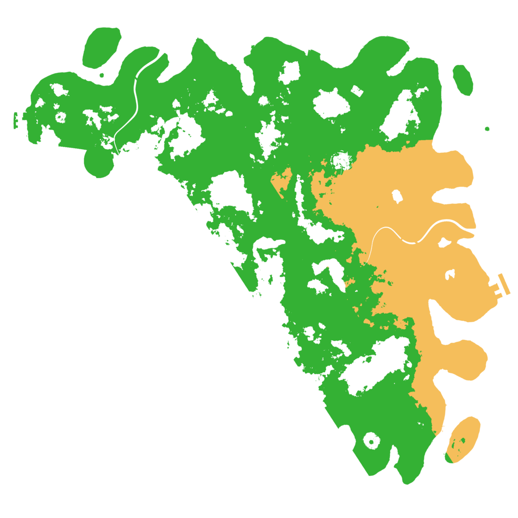 Biome Rust Map: Procedural Map, Size: 4750, Seed: 32189
