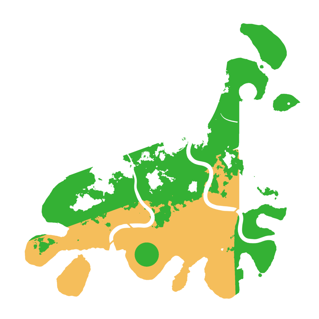 Biome Rust Map: Procedural Map, Size: 3500, Seed: 1323908600