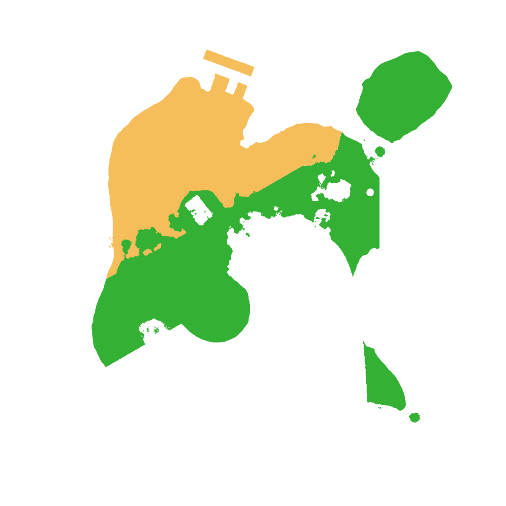 Biome Rust Map: Procedural Map, Size: 2000, Seed: 822167367