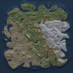 Thumbnail Rust Map: Procedural Map, Size: 4750, Seed: 1445896837, 17 Monuments