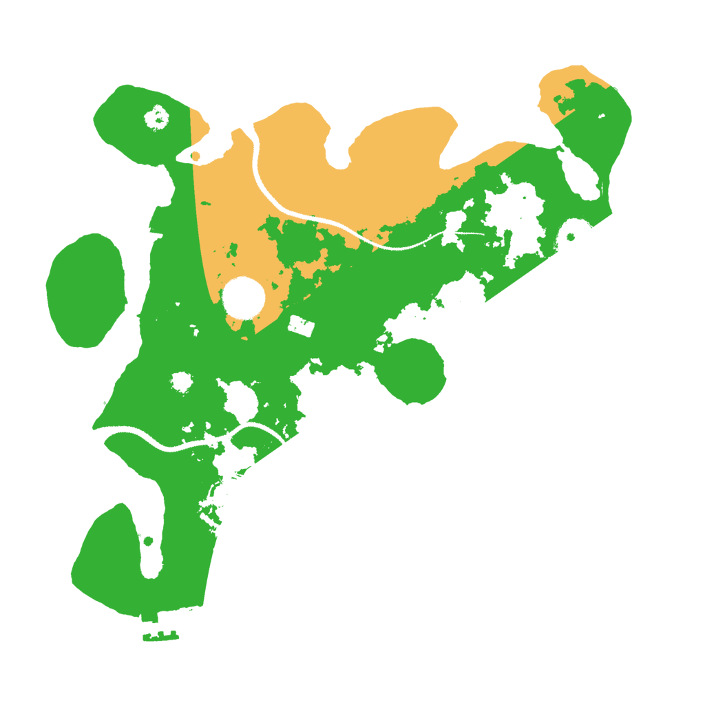 Biome Rust Map: Procedural Map, Size: 3000, Seed: 25978