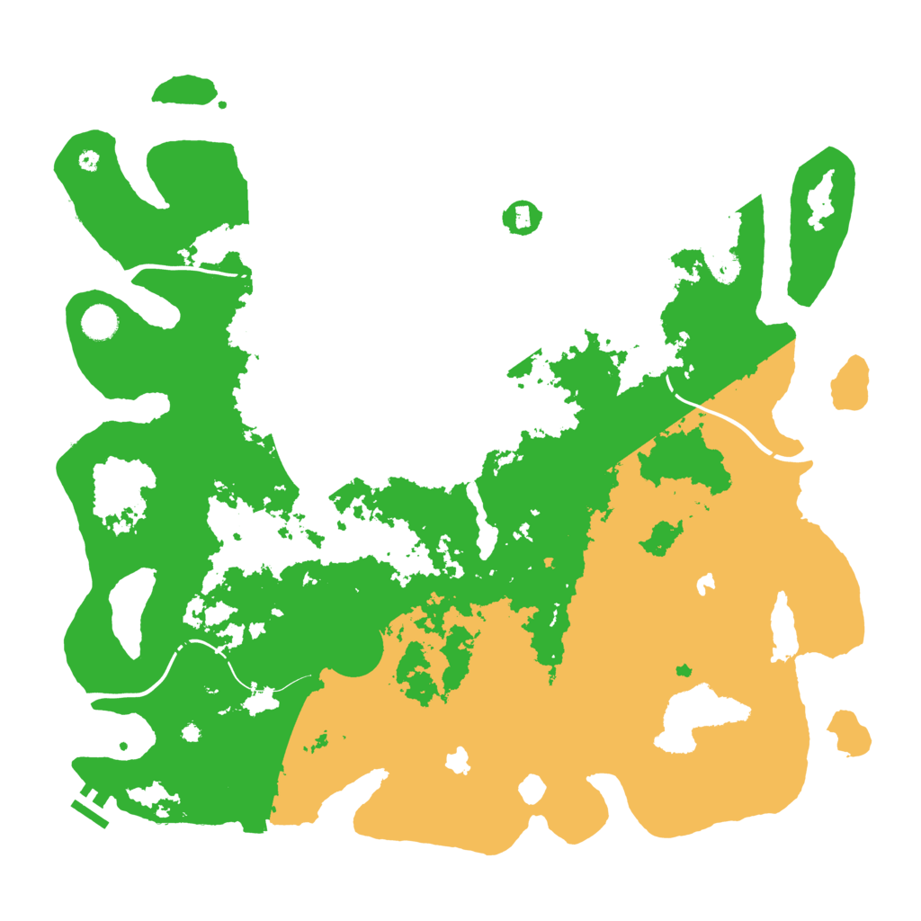 Biome Rust Map: Procedural Map, Size: 4500, Seed: 71689