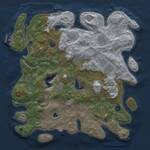 Thumbnail Rust Map: Procedural Map, Size: 4000, Seed: 420887276, 14 Monuments