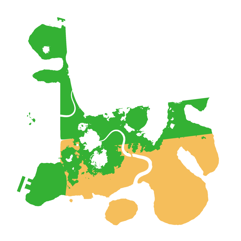 Biome Rust Map: Procedural Map, Size: 3000, Seed: 987389751
