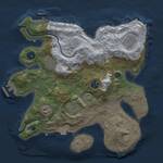 Thumbnail Rust Map: Procedural Map, Size: 3000, Seed: 987389751, 11 Monuments