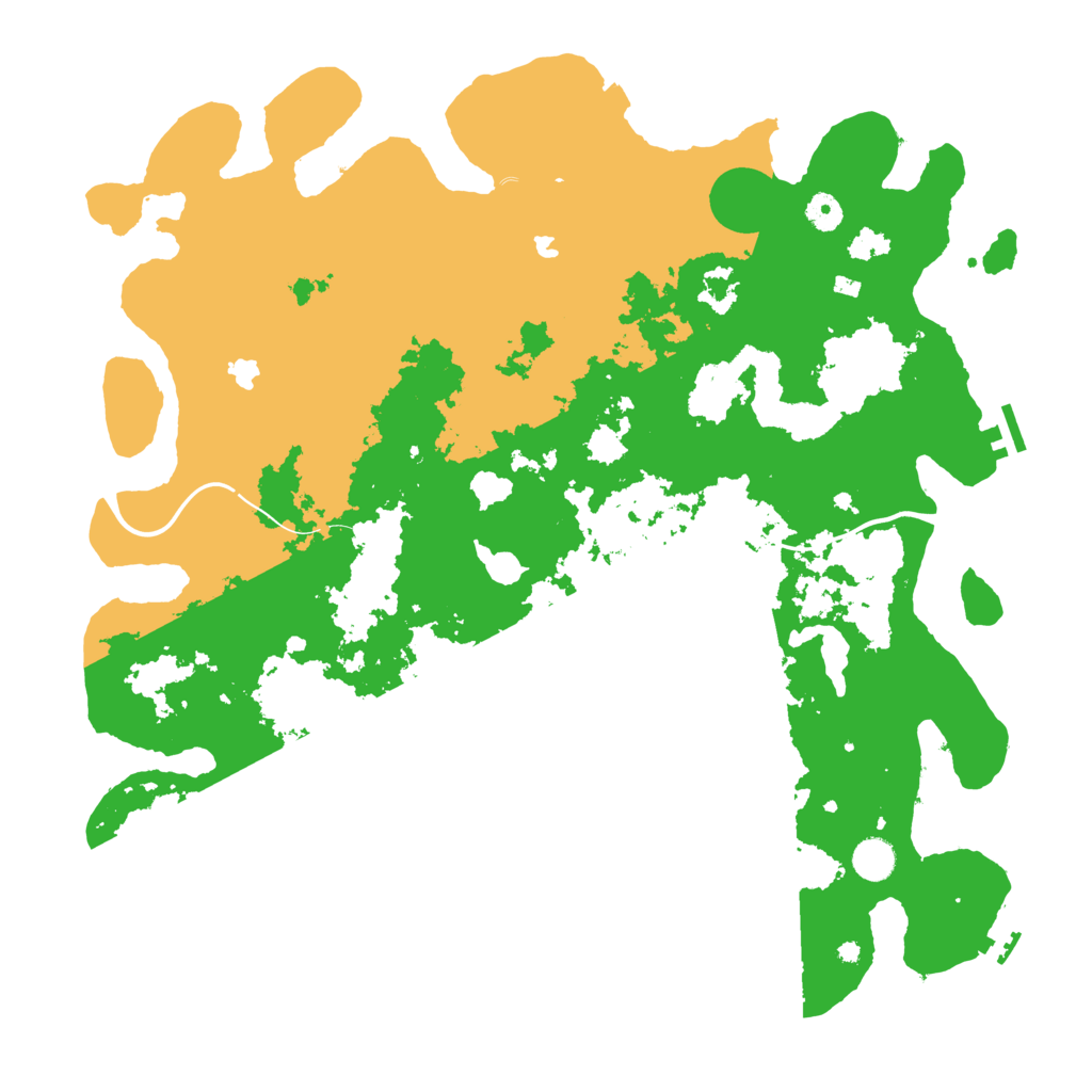 Biome Rust Map: Procedural Map, Size: 4500, Seed: 88899367