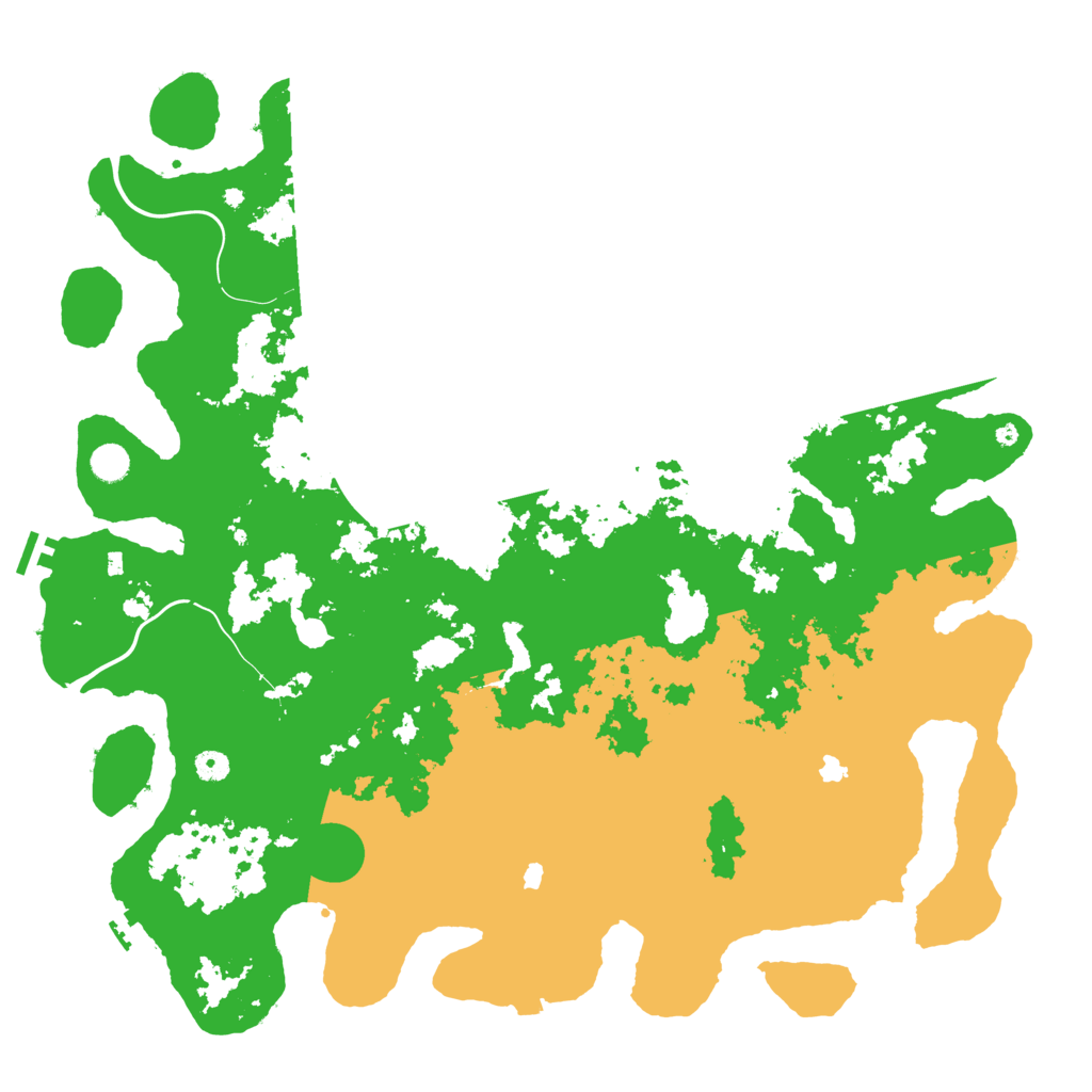 Biome Rust Map: Procedural Map, Size: 4980, Seed: 1