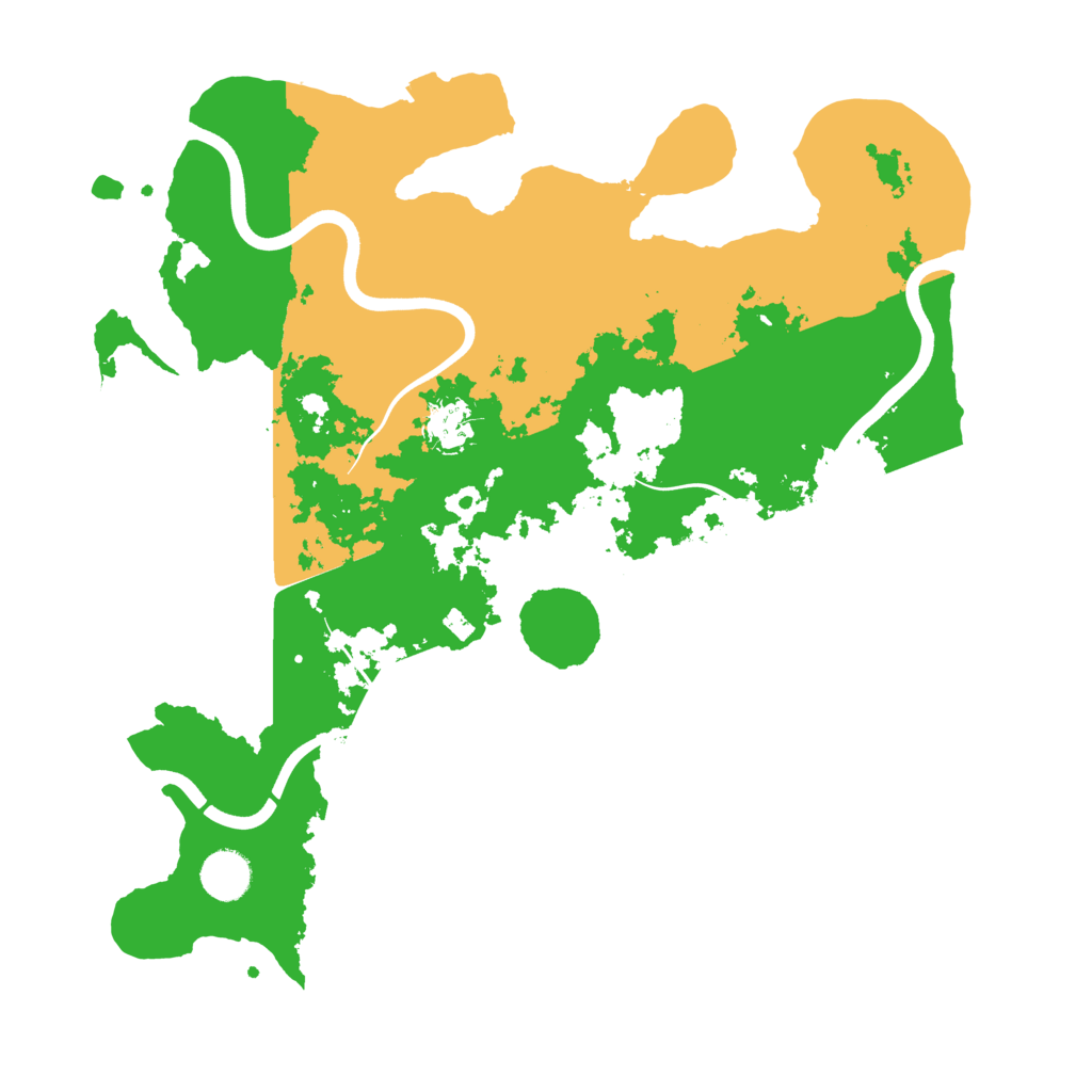 Biome Rust Map: Procedural Map, Size: 3800, Seed: 173691136