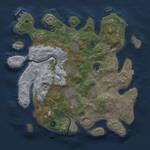 Thumbnail Rust Map: Procedural Map, Size: 3600, Seed: 307413, 13 Monuments