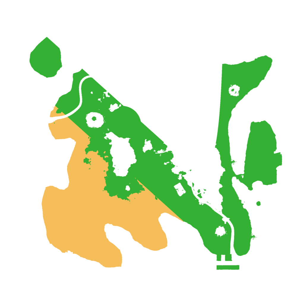 Biome Rust Map: Procedural Map, Size: 2700, Seed: 1141400508