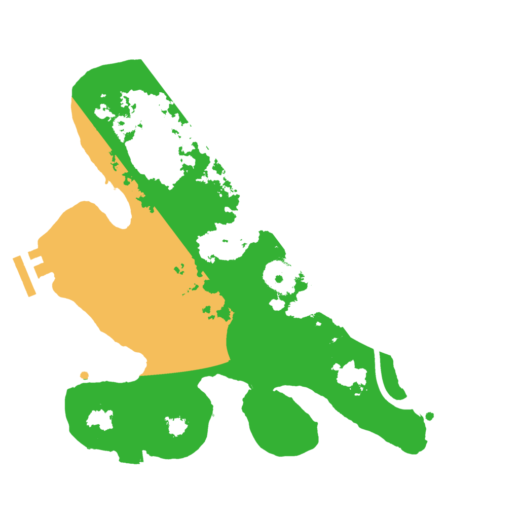 Biome Rust Map: Procedural Map, Size: 2500, Seed: 303569783