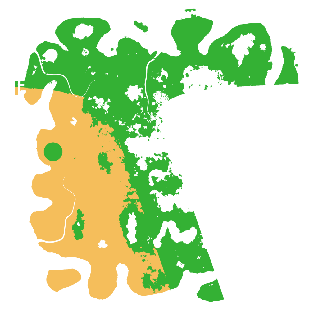 Biome Rust Map: Procedural Map, Size: 4500, Seed: 75966567