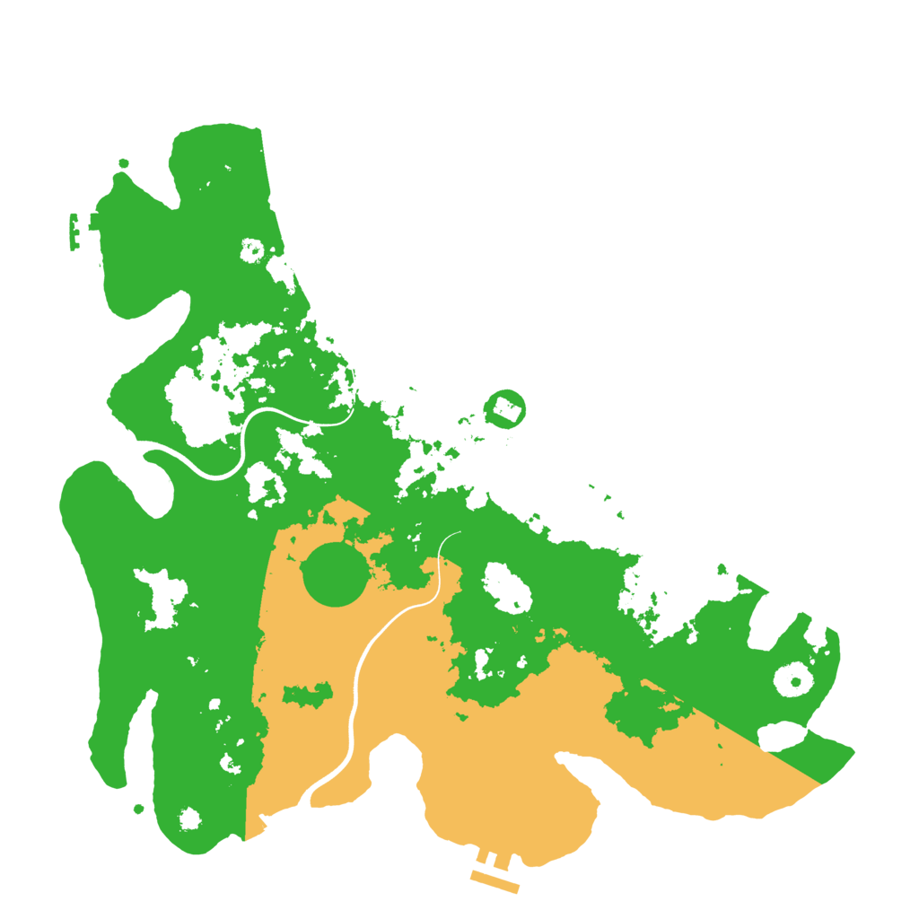 Biome Rust Map: Procedural Map, Size: 3750, Seed: 1993622456