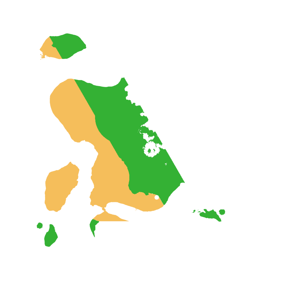 Biome Rust Map: Procedural Map, Size: 2000, Seed: 659098474