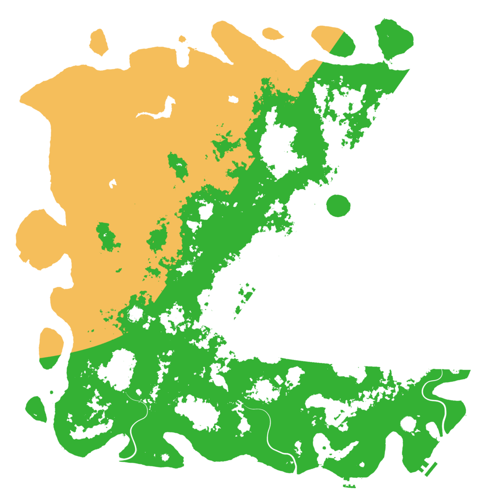 Biome Rust Map: Procedural Map, Size: 6000, Seed: 1856218415