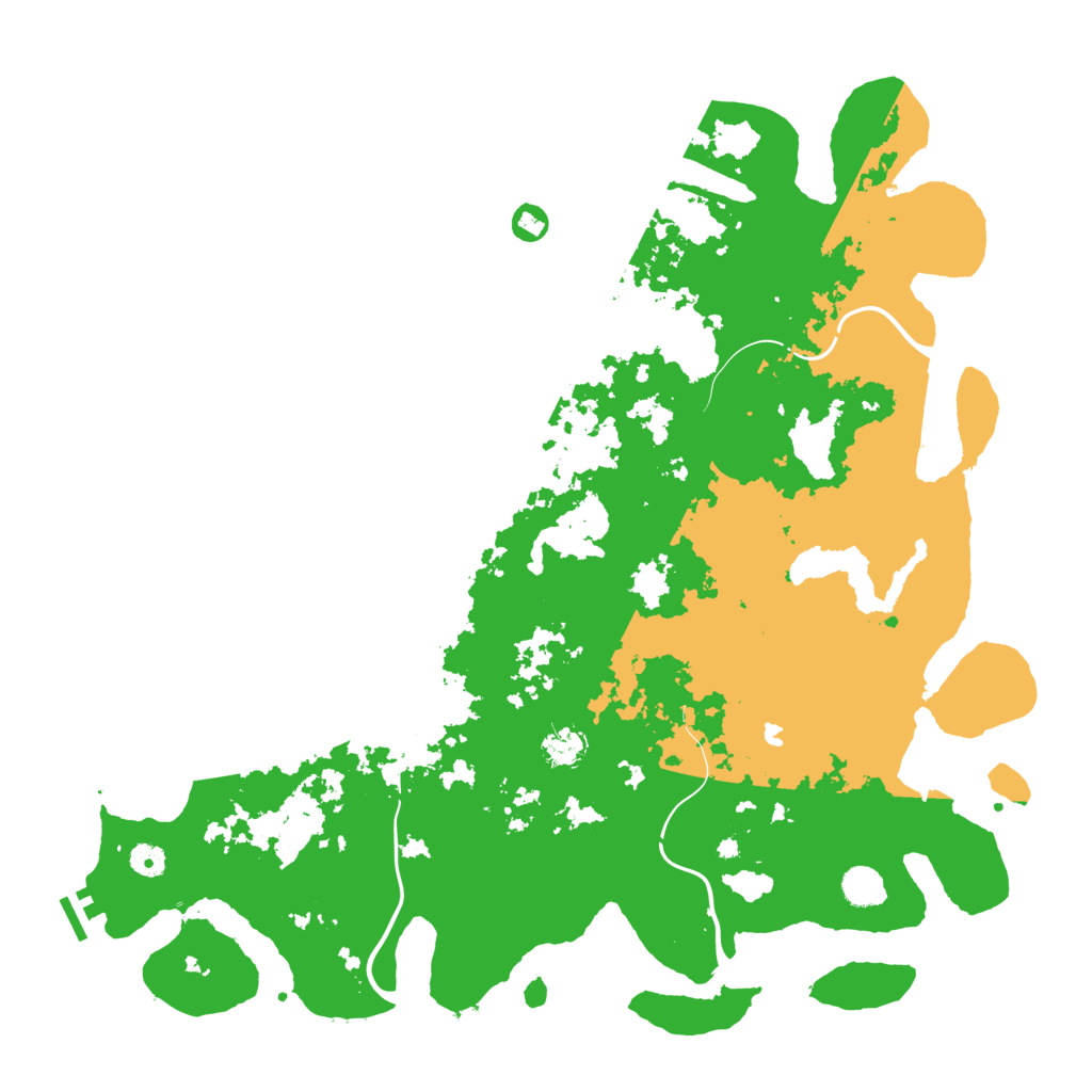 Biome Rust Map: Procedural Map, Size: 4750, Seed: 254200504