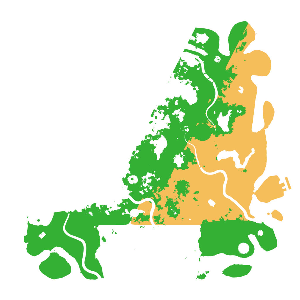 Biome Rust Map: Procedural Map, Size: 4750, Seed: 254200504