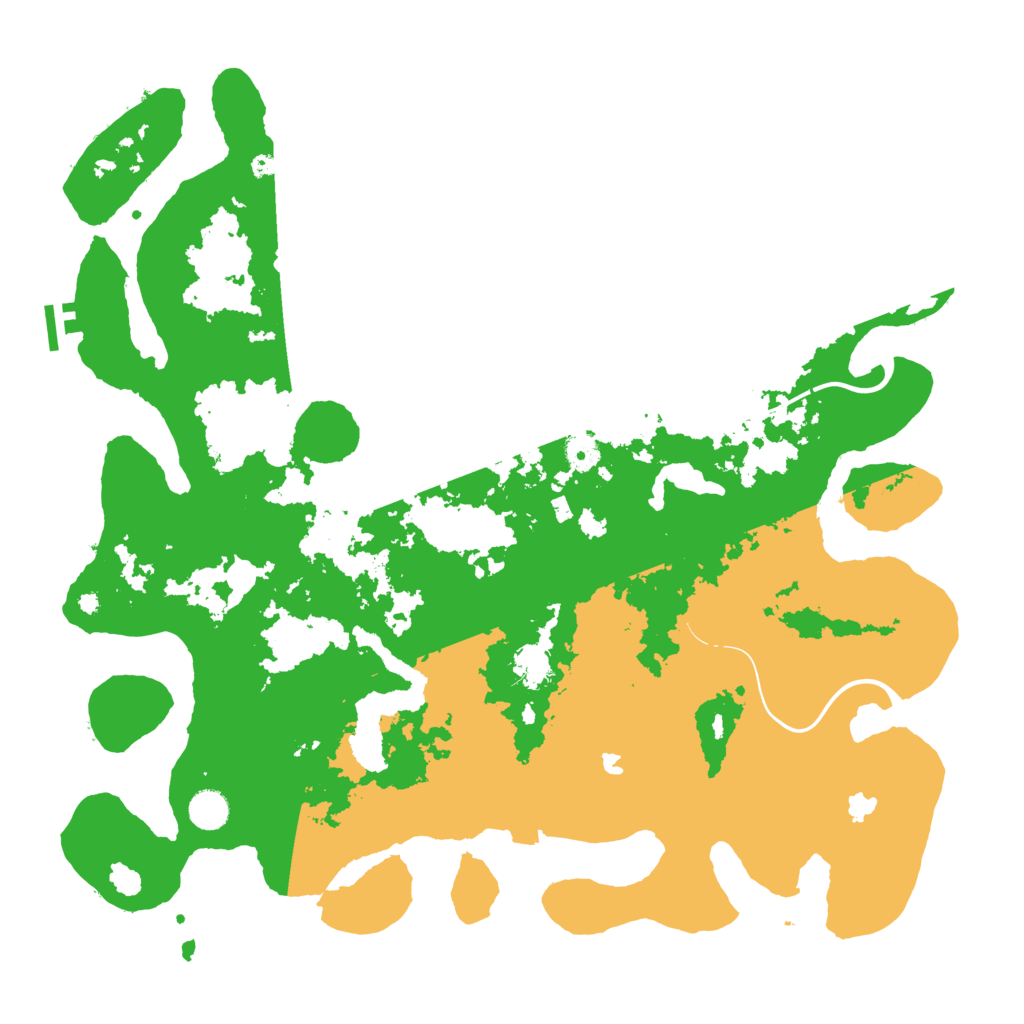 Biome Rust Map: Procedural Map, Size: 4500, Seed: 1459767918