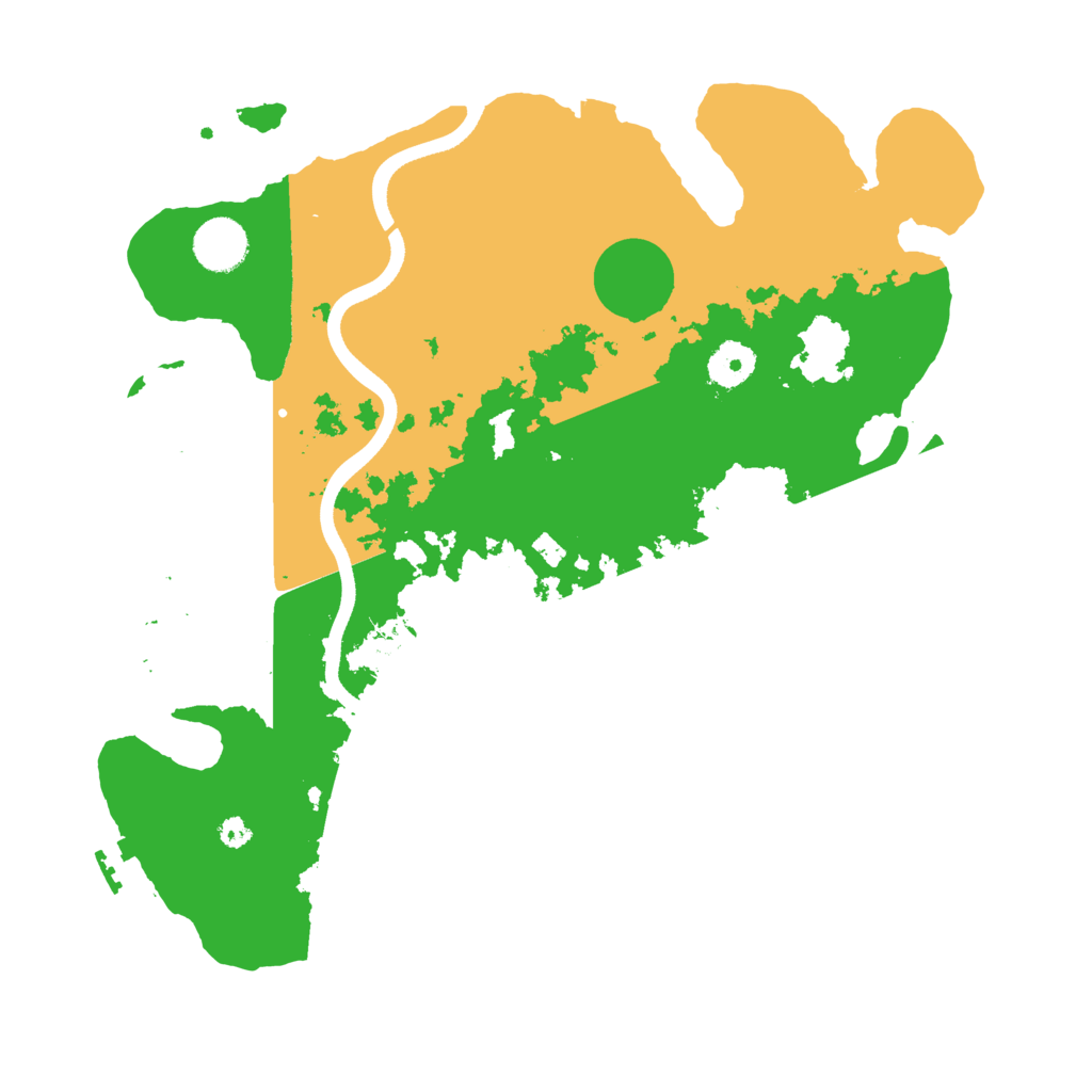 Biome Rust Map: Procedural Map, Size: 3600, Seed: 423392
