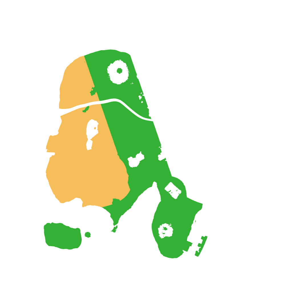 Biome Rust Map: Procedural Map, Size: 2000, Seed: 45678