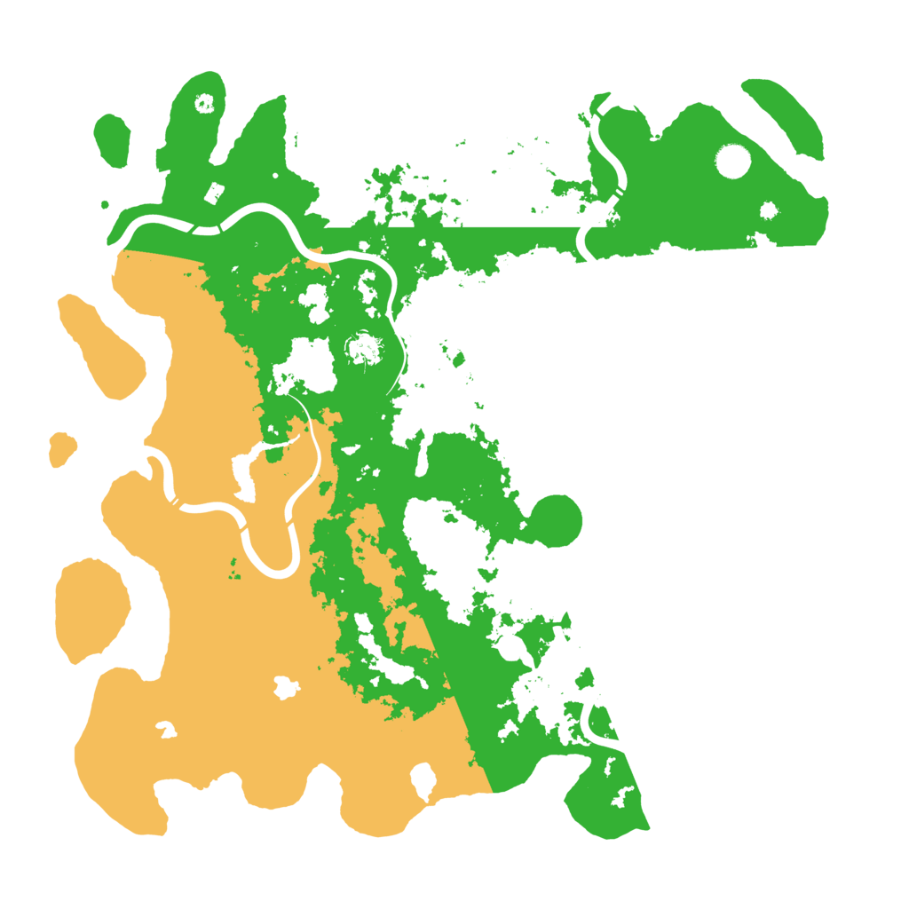 Biome Rust Map: Procedural Map, Size: 4600, Seed: 1516941
