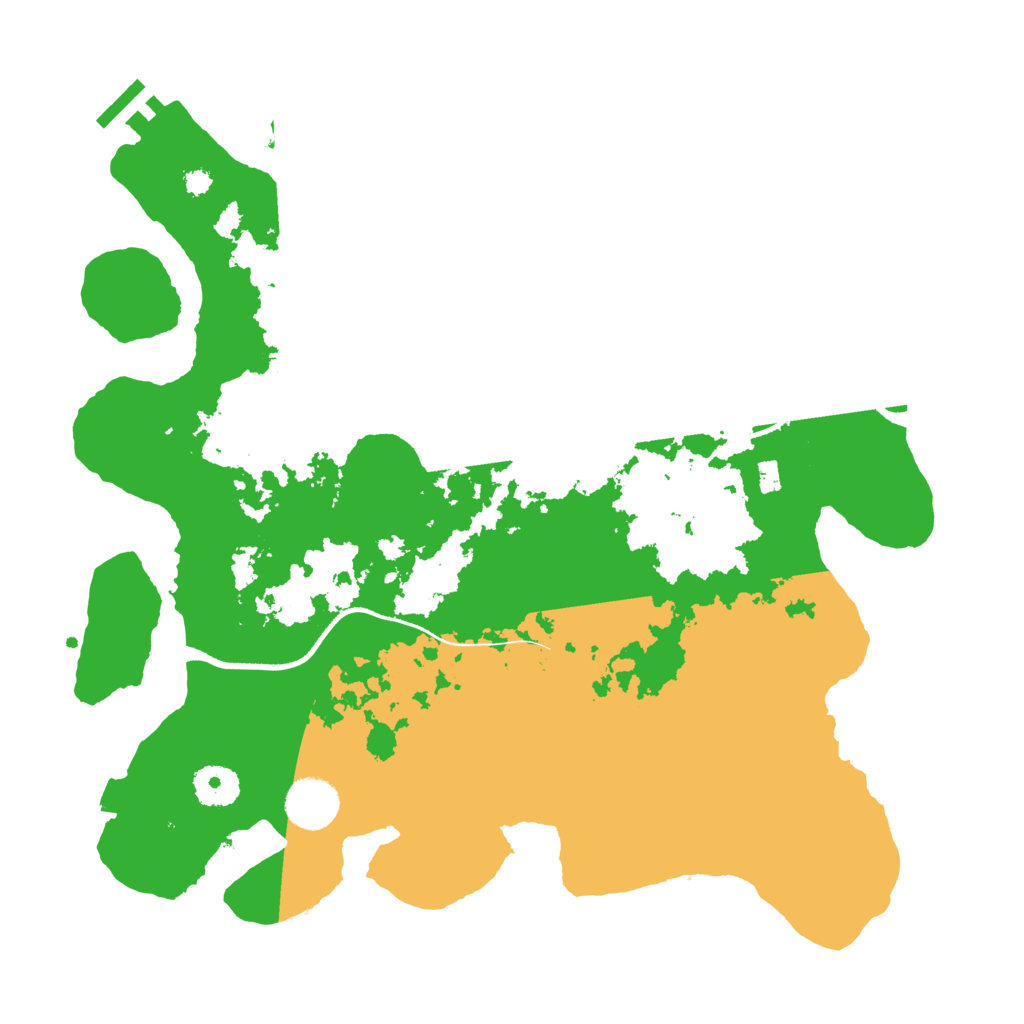Biome Rust Map: Procedural Map, Size: 3500, Seed: 722070522