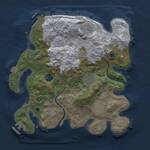 Thumbnail Rust Map: Procedural Map, Size: 3000, Seed: 6590, 11 Monuments