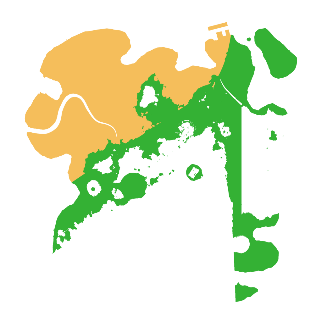 Biome Rust Map: Procedural Map, Size: 3300, Seed: 805848997